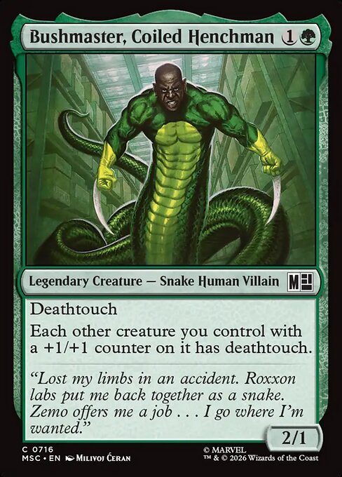 Bushmaster, Coiled Henchman (MSC 716)
