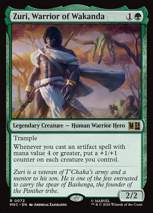 Zuri, Warrior of Wakanda (MSC 72)