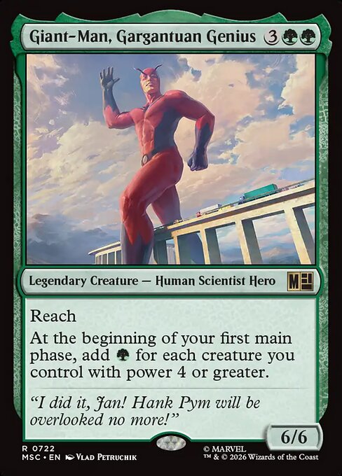 Giant-Man, Gargantuan Genius (MSC 722)