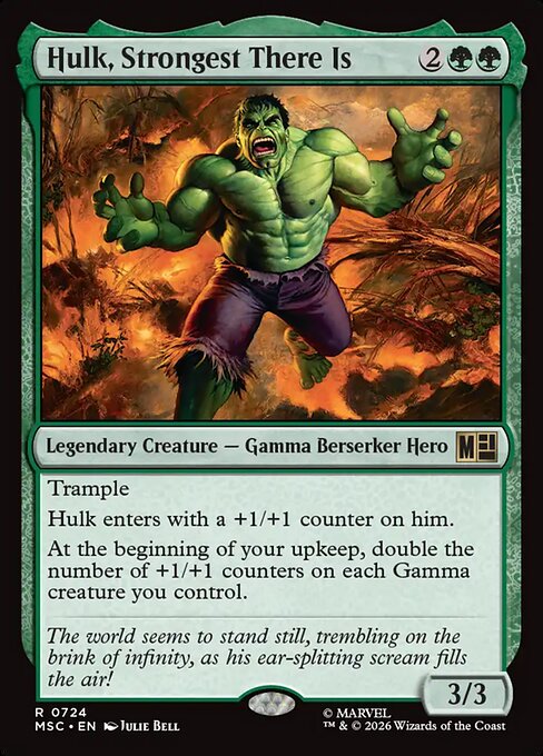 Hulk, Strongest There Is (MSC 724)