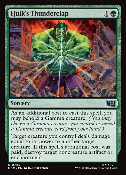 Hulk's Thunderclap (MSC 725)