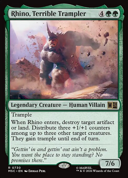 Rhino, Terrible Trampler (MSC 730)