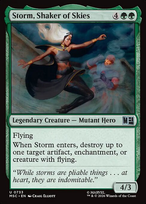 Storm, Shaker of Skies (MSC 733)
