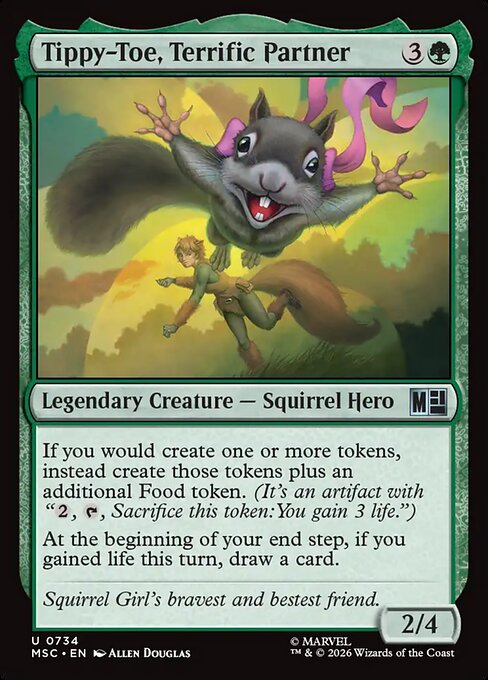 Tippy-Toe, Terrific Partner (MSC 734)