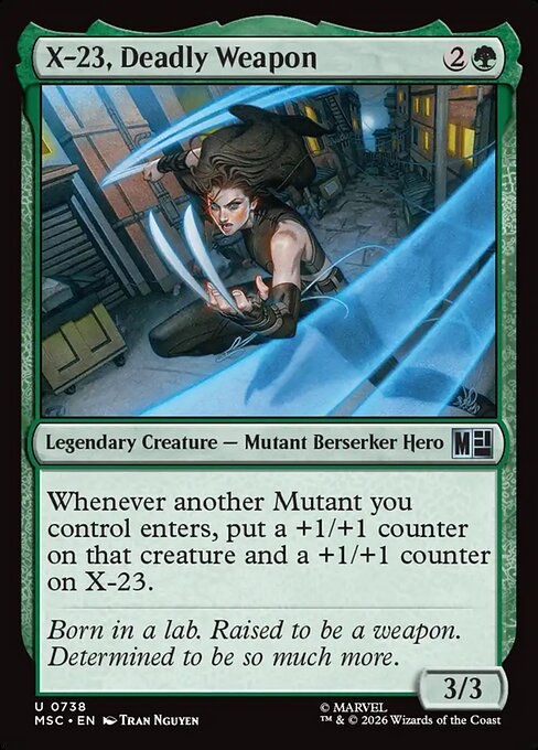 X-23, Deadly Weapon (MSC 738)