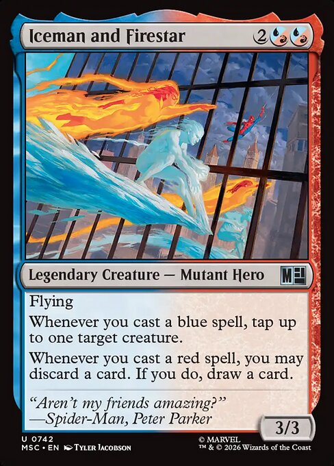 Iceman and Firestar (MSC 742)