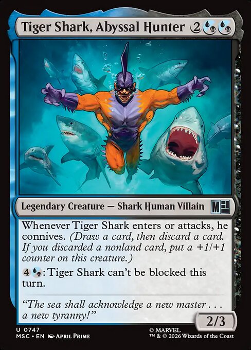 Tiger Shark, Abyssal Hunter (MSC 747)