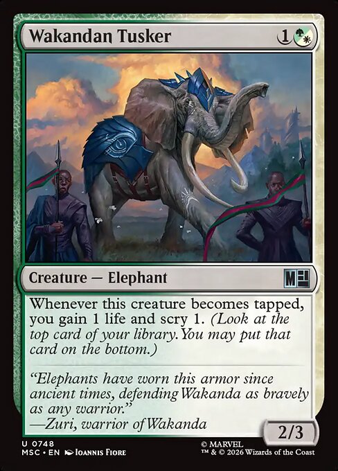 Wakandan Tusker (MSC 748)