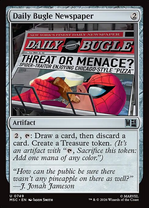 Daily Bugle Newspaper (MSC 749)