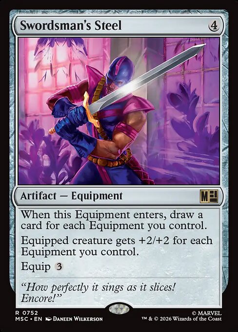 Swordsman's Steel (MSC 752)