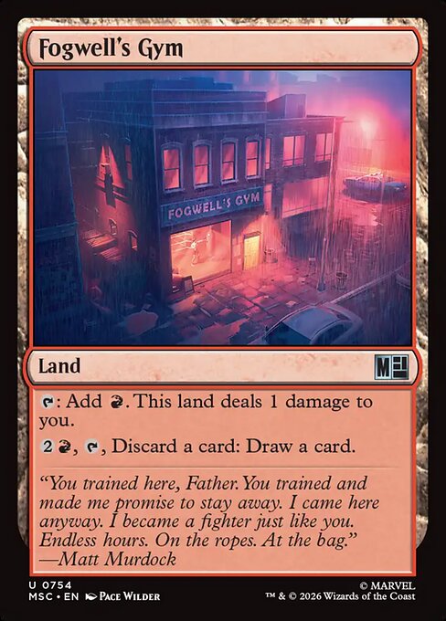 Fogwell's Gym (MSC 754)