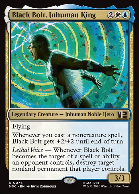 Black Bolt, Inhuman King (MSC 76)