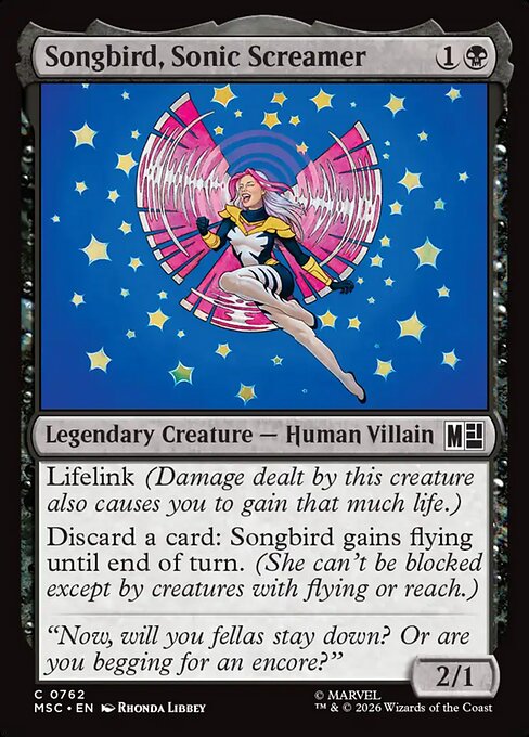 Songbird, Sonic Screamer (MSC 762)