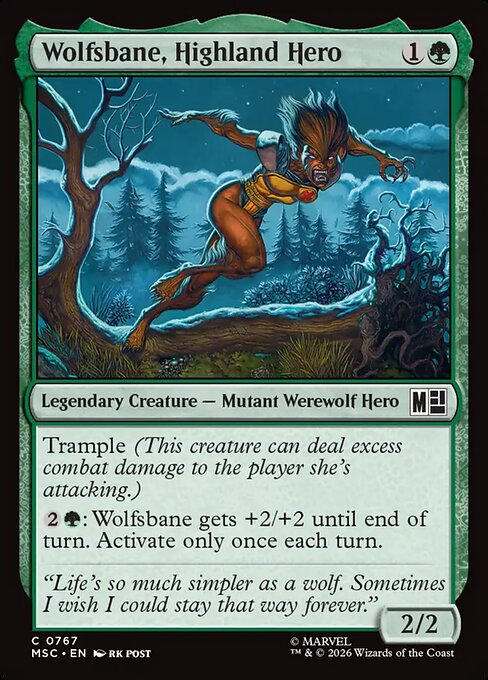 Wolfsbane, Highland Hero (MSC 767)