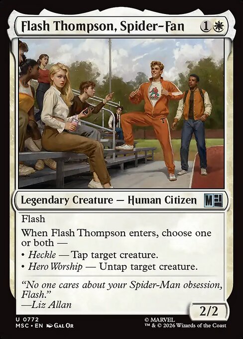 Flash Thompson, Spider-Fan (MSC 772)