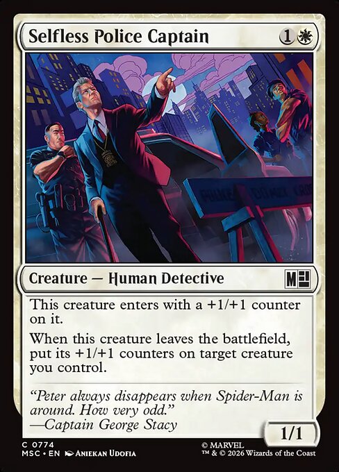 Selfless Police Captain (MSC 774)