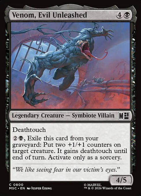 Venom, Evil Unleashed (MSC 800)