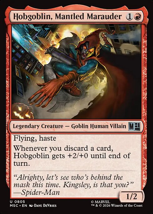 Hobgoblin, Mantled Marauder (MSC 805)
