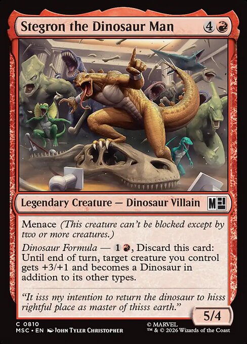 Stegron the Dinosaur Man (MSC 810)