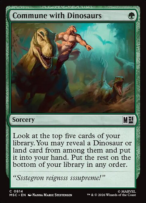 Commune with Dinosaurs (MSC 814)