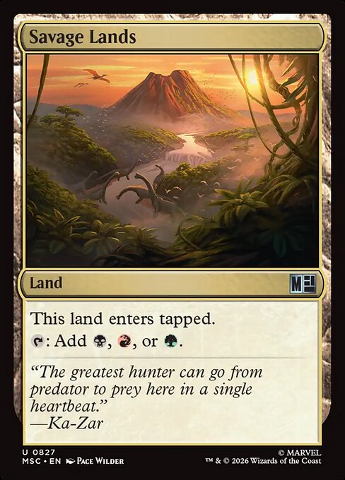 Savage Lands (MSC 827)