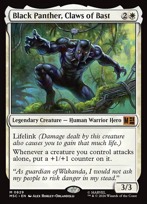 Black Panther, Claws of Bast (MSC 829)