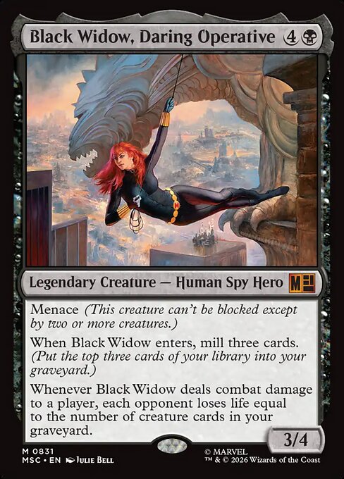 Black Widow, Daring Operative (MSC 831)