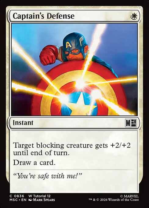 Captain's Defense (MSC 836)