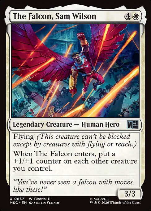 The Falcon, Sam Wilson (MSC 837)