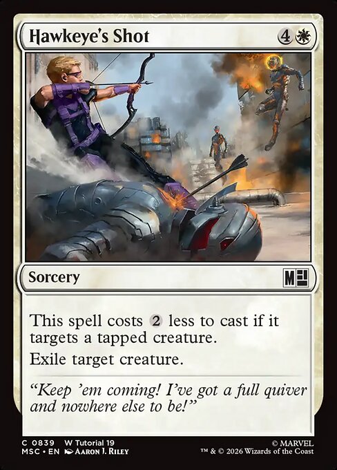 Hawkeye's Shot (MSC 839)
