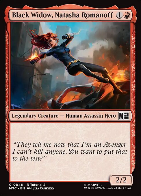 Black Widow, Natasha Romanoff (MSC 846)