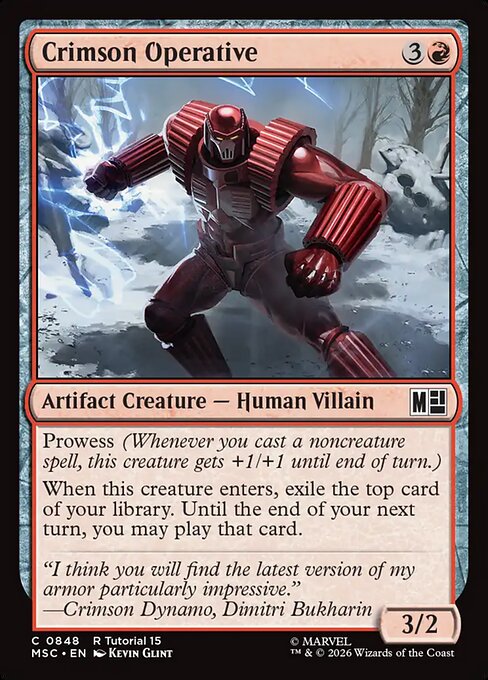 Crimson Operative (MSC 848)