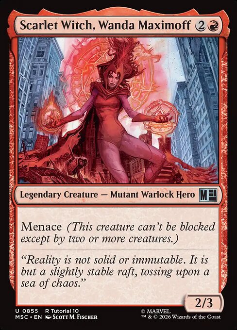 Scarlet Witch, Wanda Maximoff (MSC 855)