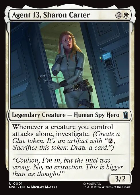 Agent 13, Sharon Carter (MSH 1)