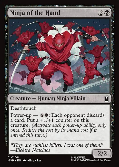 Ninja of the Hand (MSH 108)