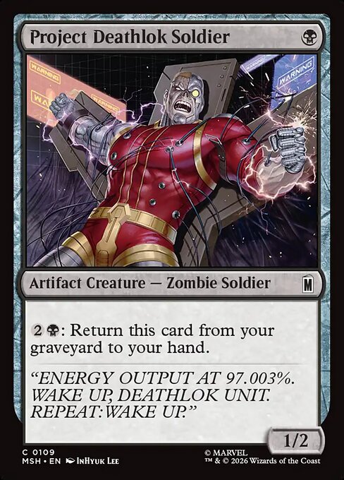 Project Deathlok Soldier (MSH 109)