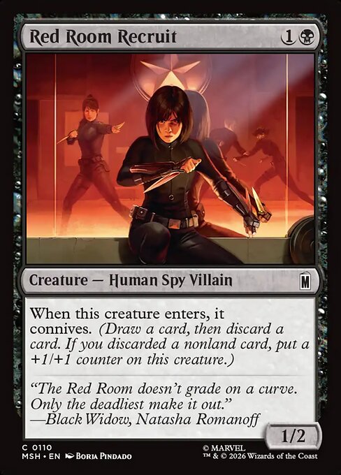 Red Room Recruit (MSH 110)