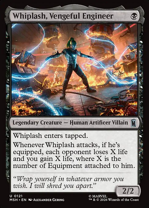 Whiplash, Vengeful Engineer (MSH 121)
