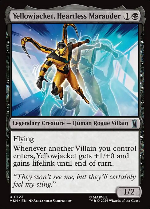 Yellowjacket, Heartless Marauder (MSH 123)