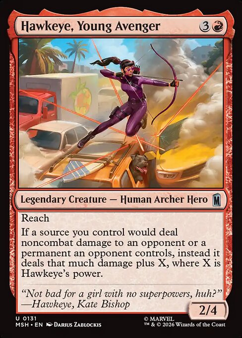 Hawkeye, Young Avenger (MSH 131)