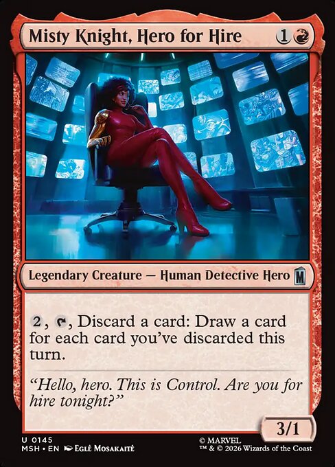 Misty Knight, Hero for Hire (MSH 145)
