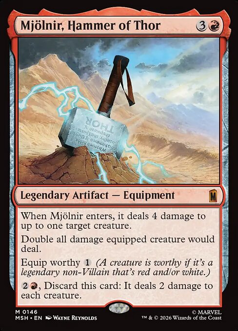 Mjölnir, Hammer of Thor (MSH 146)