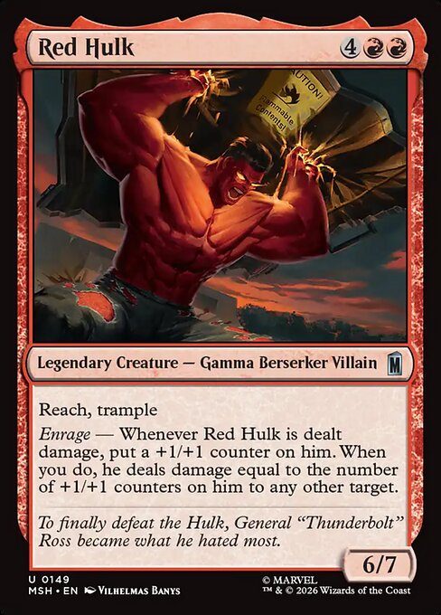 Red Hulk (MSH 149)