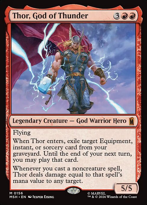 Thor, God of Thunder (MSH 156)
