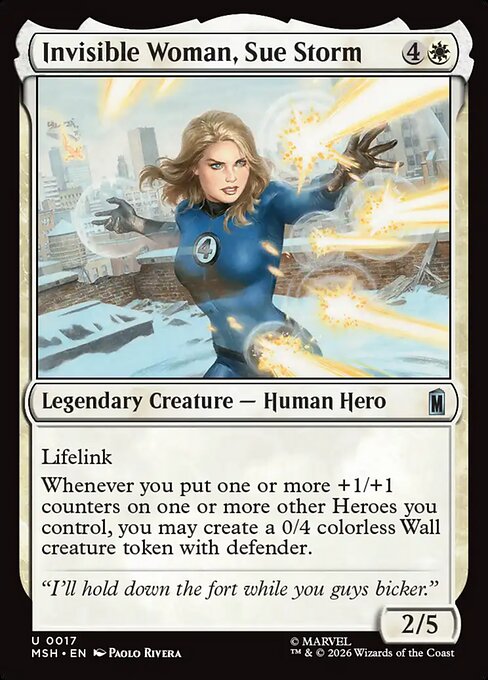 Invisible Woman, Sue Storm (MSH 17)