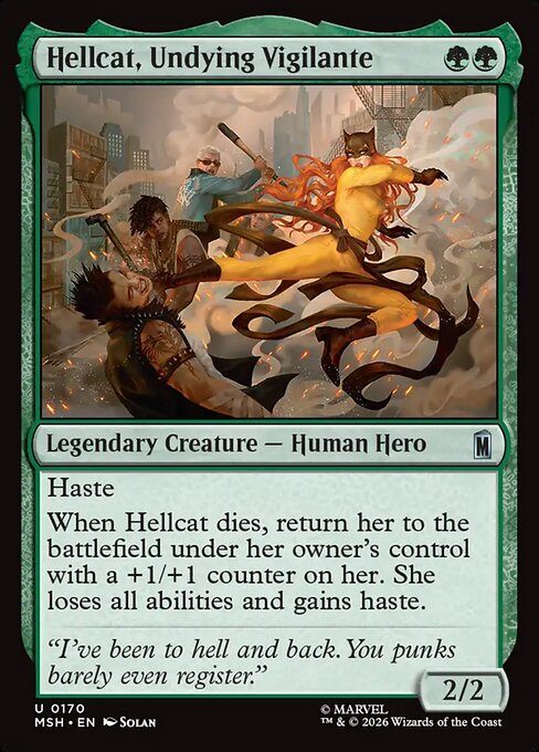 Hellcat, Undying Vigilante (MSH 170)