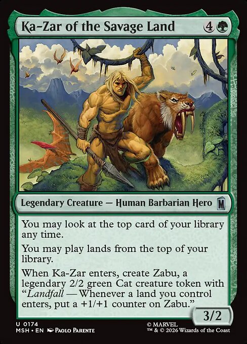Ka-Zar of the Savage Land (MSH 174)