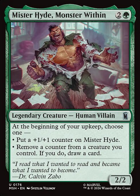 Mister Hyde, Monster Within (MSH 176)
