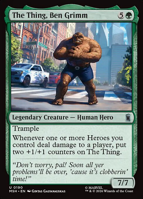 The Thing, Ben Grimm (MSH 190)