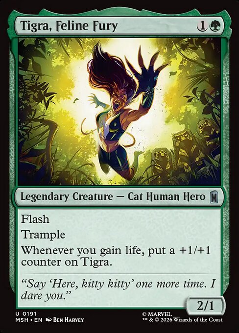 Tigra, Feline Fury (MSH 191)